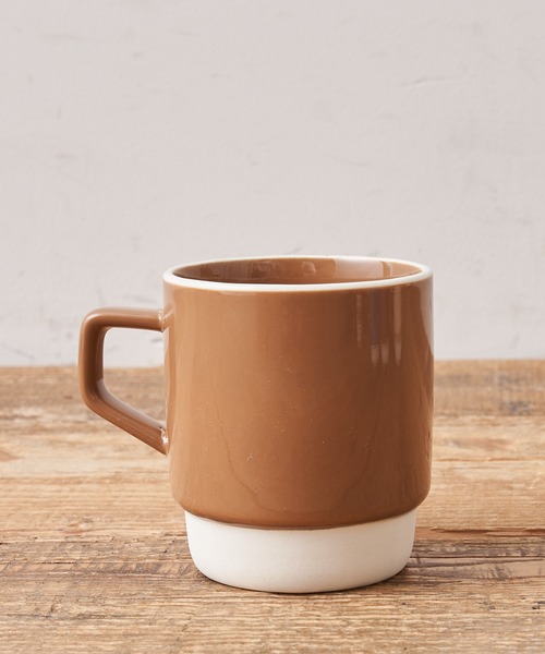 CIAOPANIC TYPY（チャオパニックティピー）の「【Side Coffee Brewers】美濃焼 2トーンマグ（グラス/マグカップ/タンブラー・レディース・ブラウン/オリーブ/グレー/ピンク/ブラック/オレンジ/オフホワイト/パープル/ベージュ/ブルー・ONE SIZE）」の18枚目の写真