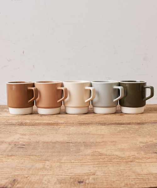 CIAOPANIC TYPY（チャオパニックティピー）の「【Side Coffee Brewers】美濃焼 2トーンマグ（グラス/マグカップ/タンブラー・レディース・ブラウン/オリーブ/グレー/ピンク/ブラック/オレンジ/オフホワイト/パープル/ベージュ/ブルー・ONE SIZE）」の11枚目の写真