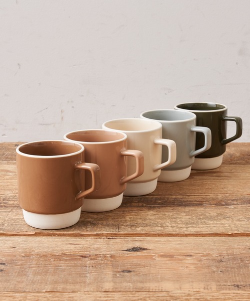 CIAOPANIC TYPY（チャオパニックティピー）の「【Side Coffee Brewers】美濃焼 2トーンマグ（グラス/マグカップ/タンブラー・レディース・ブラウン/オリーブ/グレー/ピンク/ブラック/オレンジ/オフホワイト/パープル/ベージュ/ブルー・ONE SIZE）」の12枚目の写真