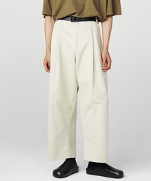 STUDIO NICHOLSON | 【STUDIO NICHOLSON】 PEACHED COTTON VOLUME PLEAT PANTS(チノパンツ)