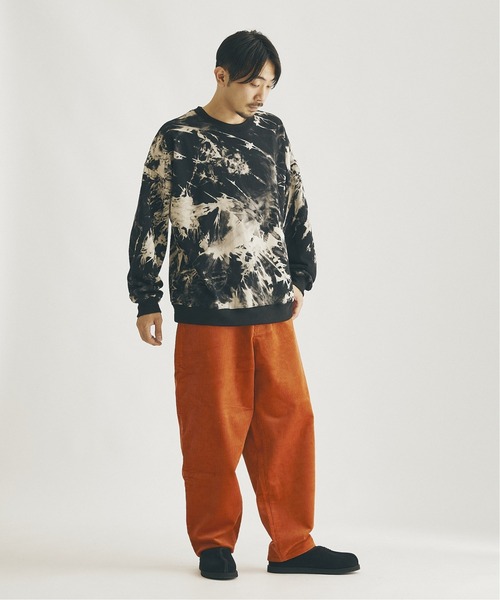JOURNAL STANDARD（ジャーナルスタンダード）の「【WEB限定】Tie Dye ビッグシルエット クルーネック スウェット [ユニセックス対応]（スウェット・メンズ・カーキ/ブラック/ネイビー/グレー・LARGE/X-LARGE/MEDIUM）」の22枚目の写真