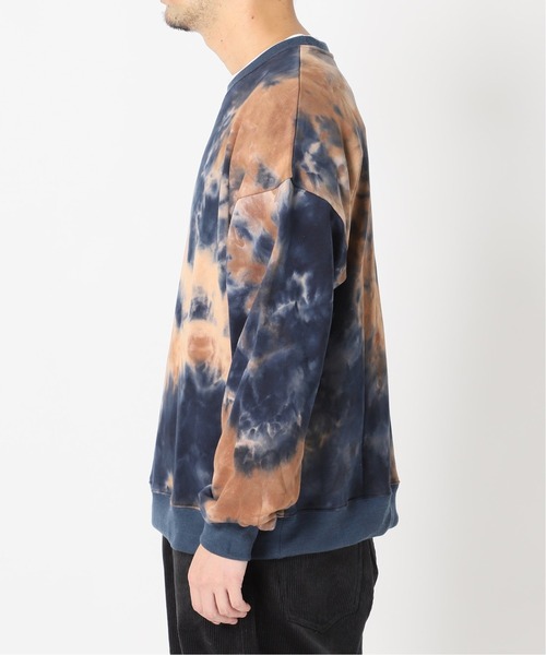 JOURNAL STANDARD（ジャーナルスタンダード）の「【WEB限定】Tie Dye ビッグシルエット クルーネック スウェット [ユニセックス対応]（スウェット・メンズ・カーキ/ブラック/ネイビー/グレー・LARGE/X-LARGE/MEDIUM）」の10枚目の写真