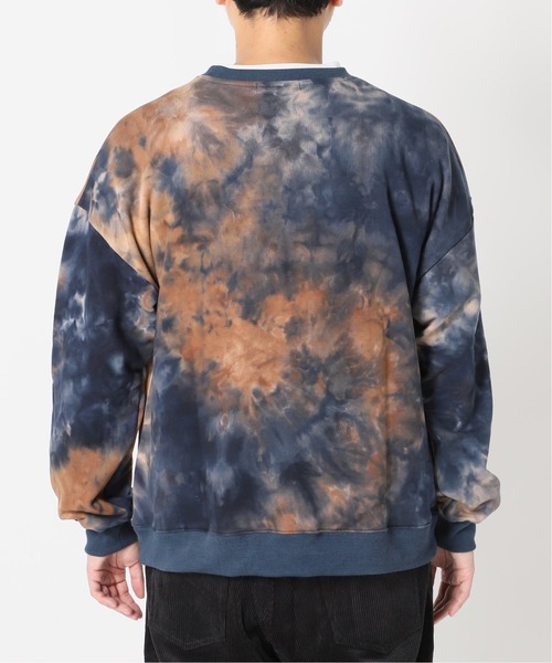 JOURNAL STANDARD（ジャーナルスタンダード）の「【WEB限定】Tie Dye ビッグシルエット クルーネック スウェット [ユニセックス対応]（スウェット・メンズ・カーキ/ブラック/ネイビー/グレー・LARGE/X-LARGE/MEDIUM）」の11枚目の写真