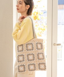 niko and... | オリジナルモチーフ編みトートバッグ【WEB限定カラー有り】(トートバッグ)