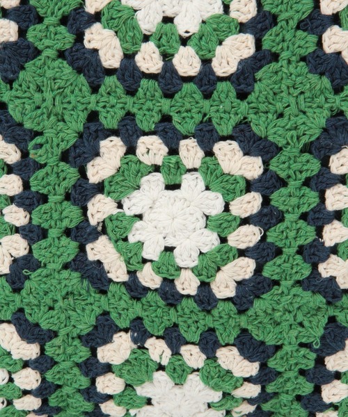 niko and...(ニコアンド)の「オリジナルモチーフ編みトートバッグ【WEB限定カラー有り】(トートバッグ・レディース・ブラック/グリーン/オレンジ/ベージュ/パープル/ブルー・0)」の15枚目の写真