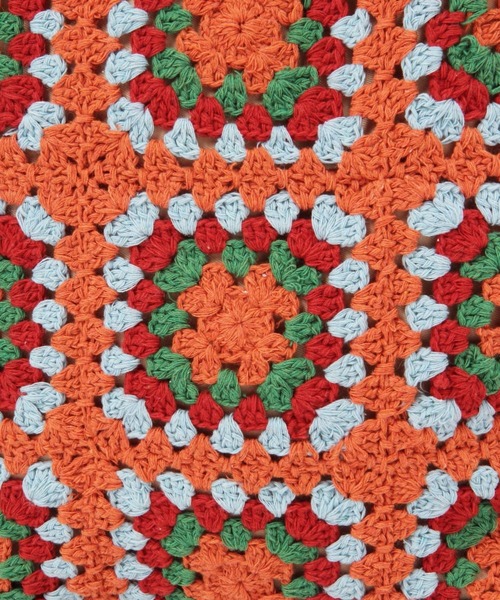 niko and...(ニコアンド)の「オリジナルモチーフ編みトートバッグ【WEB限定カラー有り】(トートバッグ・レディース・ブラック/グリーン/オレンジ/ベージュ/パープル/ブルー・0)」の18枚目の写真