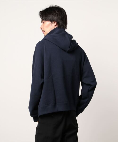 ANREALAGE（アンリアレイジ）の「ANREALAGE(アンリアレイジ)GROUND PRINT HOODIE（パーカー・メンズ・ネイビー/グレー・46/48）」の3枚目の写真