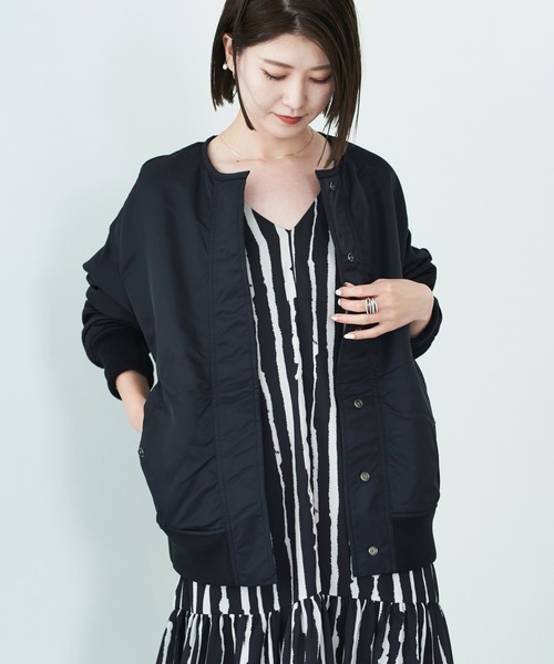 Spick & Span（スピックアンドスパン）の「フリース*MA-1