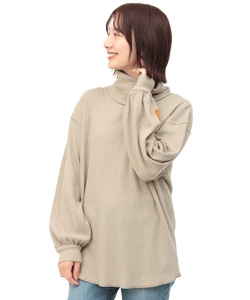 チチカカ（チチカカ）の「サーマルハイネックプルオーバー（Tシャツ/カットソー・レディース・カーキ/ベージュ/ブラック・FREE）」の18枚目の写真