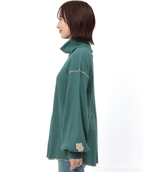 チチカカ（チチカカ）の「サーマルハイネックプルオーバー（Tシャツ/カットソー・レディース・カーキ/ベージュ/ブラック・FREE）」の20枚目の写真