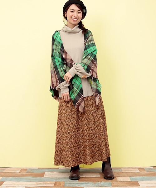 チチカカ（チチカカ）の「サーマルハイネックプルオーバー（Tシャツ/カットソー・レディース・カーキ/ベージュ/ブラック・FREE）」の14枚目の写真