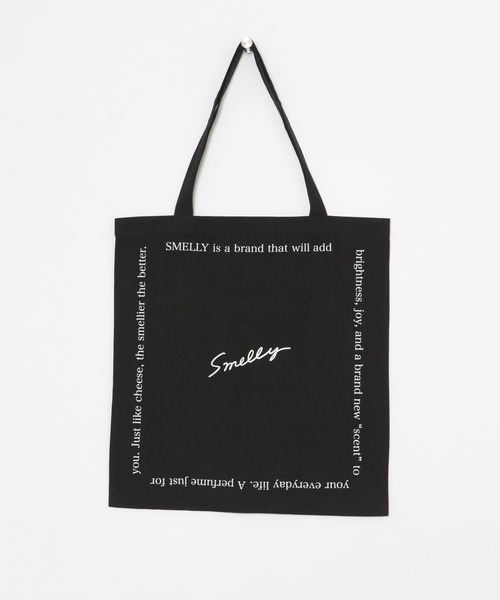 SMELLY（スメリー）の「プリントビッグエコバッグ∴（エコバッグ/サブバッグ・レディース・ホワイト/ライトグレー/ライトブルー/カーキ/アイボリー・-）」の14枚目の写真