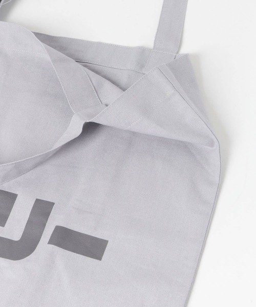 SMELLY（スメリー）の「プリントビッグエコバッグ∴（エコバッグ/サブバッグ・レディース・ホワイト/ライトグレー/ライトブルー/カーキ/アイボリー・-）」の9枚目の写真