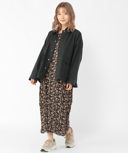 studio CLIP（スタディオクリップ）の「【低身長向けアイテム/WEB限定】ハンティングジャケット（その他アウター・レディース・スモーク/カーキ・FREE）」の5枚目の写真