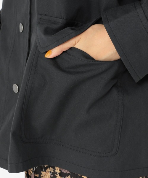 studio CLIP（スタディオクリップ）の「【低身長向けアイテム/WEB限定】ハンティングジャケット（その他アウター・レディース・スモーク/カーキ・FREE）」の11枚目の写真