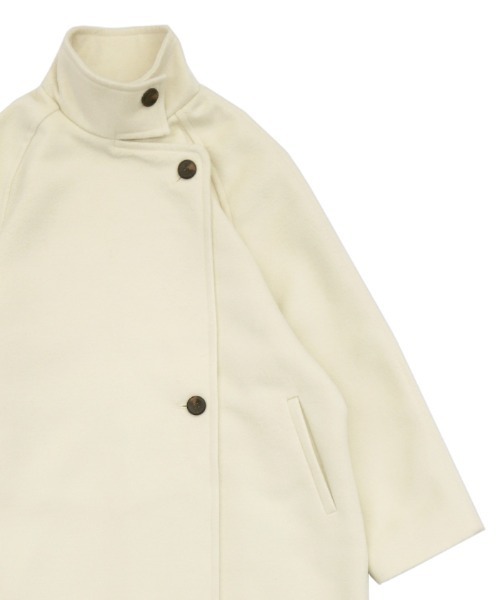 select MOCA by son（セレクトモカバイソン）の「2021 AW ハイネックラグランロングコート（その他アウター・レディース・アイボリー/カーキ/ダークブラウン・FREE）」の20枚目の写真