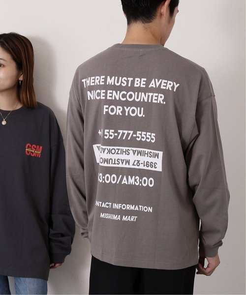 JOURNAL STANDARD(ジャーナルスタンダード)の「【WEB限定】【MISHIMA MART/ミシママート】Address L/S Tシャツ(Tシャツ/カットソー・メンズ・ブラック系その他/ホワイト/ベージュ/コバルトブルー・MEDIUM/LARGE/X-LARGE)」の19枚目の写真