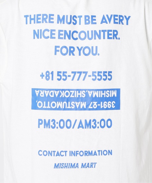 JOURNAL STANDARD(ジャーナルスタンダード)の「【WEB限定】【MISHIMA MART/ミシママート】Address L/S Tシャツ(Tシャツ/カットソー・メンズ・ブラック系その他/ホワイト/ベージュ/コバルトブルー・MEDIUM/LARGE/X-LARGE)」の11枚目の写真