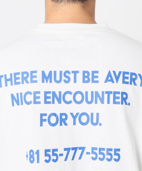 JOURNAL STANDARD(ジャーナルスタンダード)の「【WEB限定】【MISHIMA MART/ミシママート】Address L/S Tシャツ(Tシャツ/カットソー・メンズ・ブラック系その他/ホワイト/ベージュ/コバルトブルー・MEDIUM/LARGE/X-LARGE)」の20枚目の写真