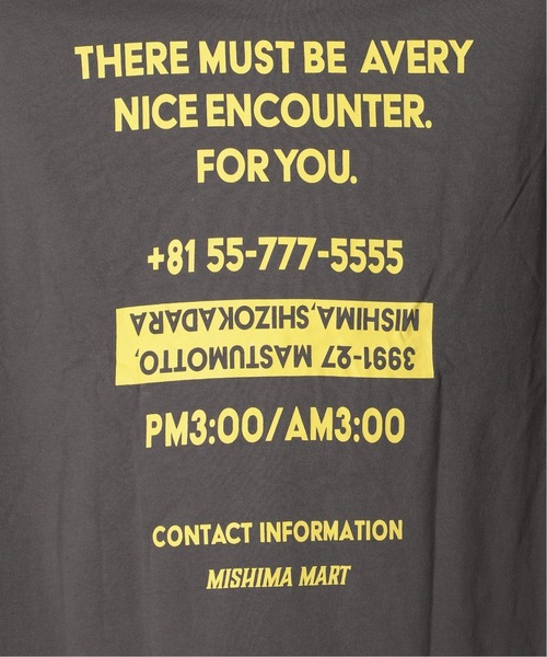 JOURNAL STANDARD(ジャーナルスタンダード)の「【WEB限定】【MISHIMA MART/ミシママート】Address L/S Tシャツ(Tシャツ/カットソー・メンズ・ブラック系その他/ホワイト/ベージュ/コバルトブルー・MEDIUM/LARGE/X-LARGE)」の13枚目の写真