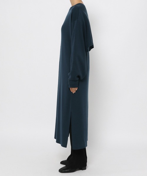 PAGEBOY(ページボーイ)の「ウインドヨークニットワンピース(ワンピース・レディース・ブラック/オフホワイト/グリーン系その他/アクア・FREE)」の9枚目の写真