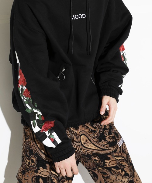 LEGENDA（レジェンダ）の「レジェンダ MOOD Rose フーディー / LEGENDA MOOD Rose Hoodie（パーカー・メンズ・ホワイト/ブラック・FREE）」の13枚目の写真