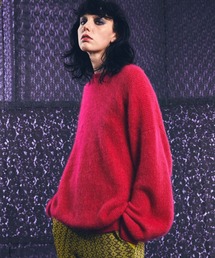 MAISON SPECIAL | 《ユニセックスアイテム》ヴィヴィッドカラーエアリーモヘアプライムオーバーニットプルオーバー 【MAISON SPECIAL/メゾンスペシャル】(ニット/セーター)