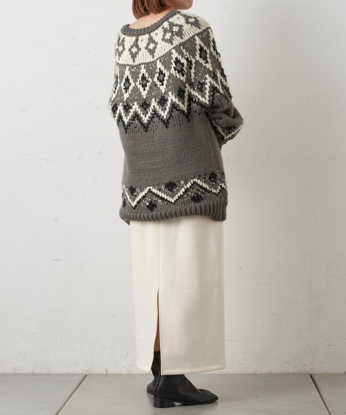 CIAOPANIC TYPY(チャオパニックティピー)の「スウェードライク裏毛スカート(スカート・レディース・ライトグレー/レッド/アイボリー・ONE SIZE)」の20枚目の写真