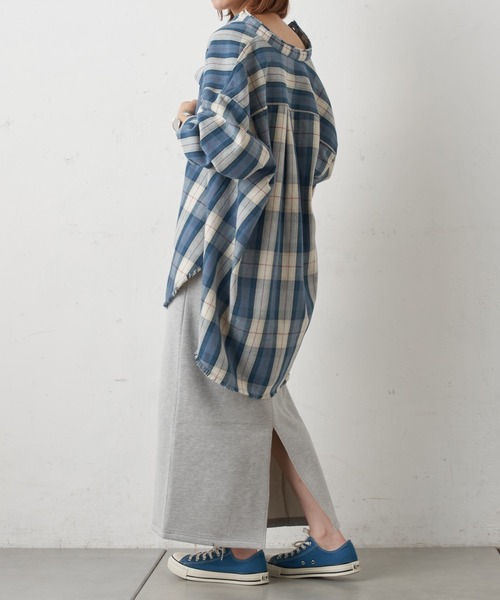 CIAOPANIC TYPY(チャオパニックティピー)の「スウェードライク裏毛スカート(スカート・レディース・ライトグレー/レッド/アイボリー・ONE SIZE)」の9枚目の写真