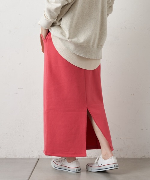 CIAOPANIC TYPY(チャオパニックティピー)の「スウェードライク裏毛スカート(スカート・レディース・ライトグレー/レッド/アイボリー・ONE SIZE)」の18枚目の写真