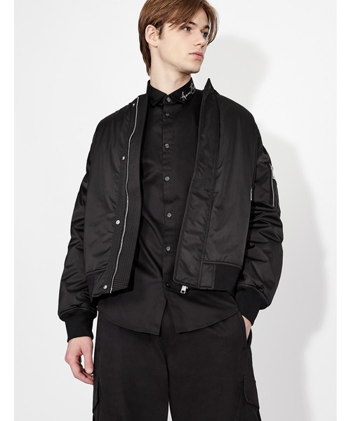 ARMANI EXCHANGE(アルマーニエクスチェンジ)の「【A|X アルマーニ エクスチェンジ】ロゴカラー 長袖シャツ/SLIM(シャツ/ブラウス・メンズ・ブラック/ホワイト・MEDIUM/X-SMALL/SMALL/LARGE/X-LARGE)」の7枚目の写真