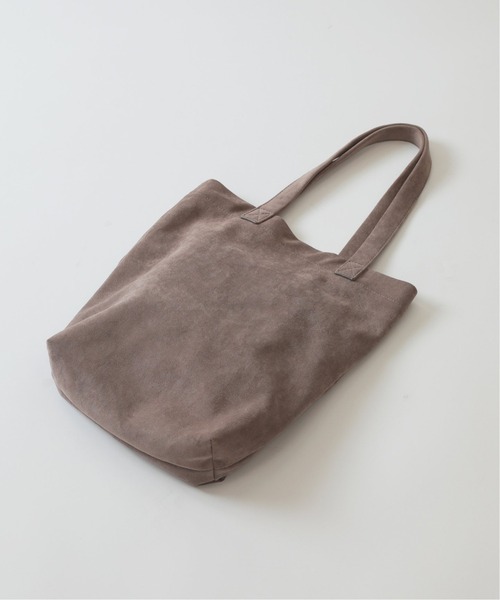 JOURNAL STANDARD relume（ジャーナルスタンダード　レリューム）の「【WEB限定】【追加】テック スウェード トートバッグ（トートバッグ・メンズ・ブラック/グレー/グレー系その他/ベージュ/カーキ/ピンク・FREE）」の6枚目の写真