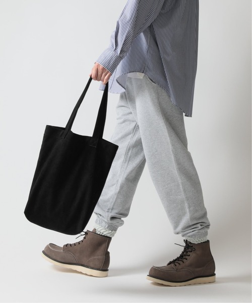 JOURNAL STANDARD relume（ジャーナルスタンダード　レリューム）の「【WEB限定】【追加】テック スウェード トートバッグ（トートバッグ・メンズ・ブラック/グレー/グレー系その他/ベージュ/カーキ/ピンク・FREE）」の7枚目の写真