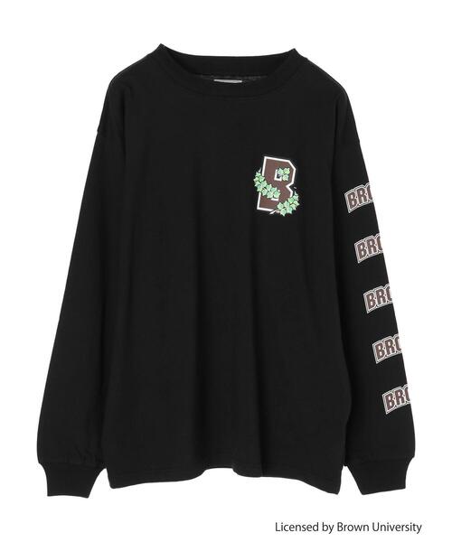 Green　Parks（グリーンパークス）の「カレッジプリントロンT＊（Tシャツ/カットソー・レディース・ブラック/レッド/オフホワイト・FREE）」の13枚目の写真