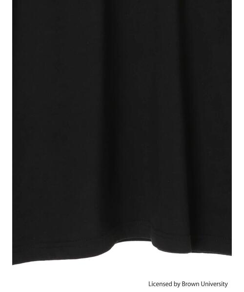 Green　Parks（グリーンパークス）の「カレッジプリントロンT＊（Tシャツ/カットソー・レディース・ブラック/レッド/オフホワイト・FREE）」の17枚目の写真