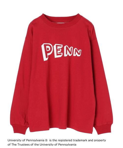 Green　Parks（グリーンパークス）の「カレッジプリントロンT＊（Tシャツ/カットソー・レディース・ブラック/レッド/オフホワイト・FREE）」の12枚目の写真