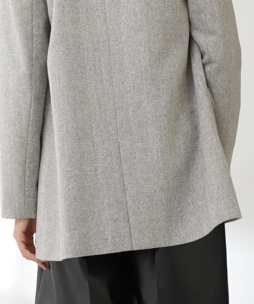 N.（N. Natural Beauty Basic）（エヌエヌナチュラルビューティーベーシック）の「ヘリンボーンダブルジャケット（テーラードジャケット・レディース・ベージュ系その他/グレー系その他・SMALL/MEDIUM）」の4枚目の写真