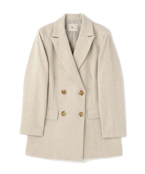N.（N. Natural Beauty Basic）（エヌエヌナチュラルビューティーベーシック）の「ヘリンボーンダブルジャケット（テーラードジャケット・レディース・ベージュ系その他/グレー系その他・SMALL/MEDIUM）」の18枚目の写真