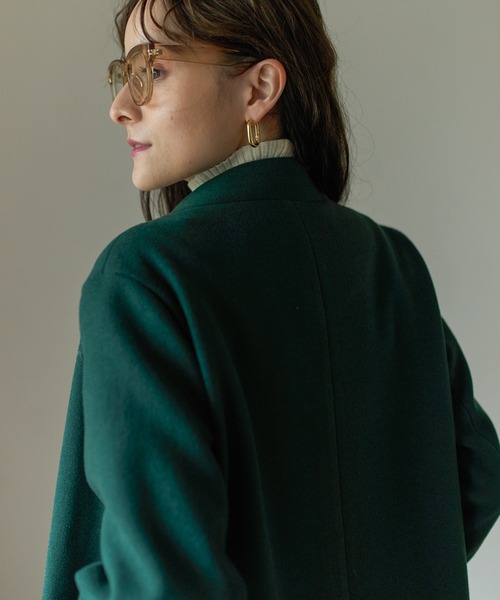 Birthday room(バースデイルーム)の「ビッグフレームボストンメガネ(メガネ・レディース・ブラック/ベージュ・FREE)」の6枚目の写真