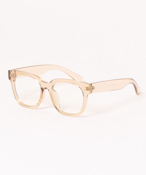 Birthday room(バースデイルーム)の「ビッグフレームボストンメガネ(メガネ・レディース・ブラック/ベージュ・FREE)」の16枚目の写真