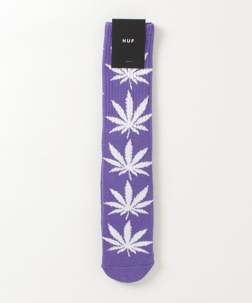HUF（ハフ）の「【HUF】ハフ ESSENTIALS PLANTLIFE SOCK クルーソックス 靴下 SK00298 SK00739（ソックス/靴下・メンズ・ホワイト/ブラック/ライトブルー/オレンジ/パープル/ライトグリーン/ワインレッド/マスタード/ダークオリーブ/ベージュ/ネイビー/ダークパープル/イエロー系その他/ライトパープル・FREE）」の10枚目の写真