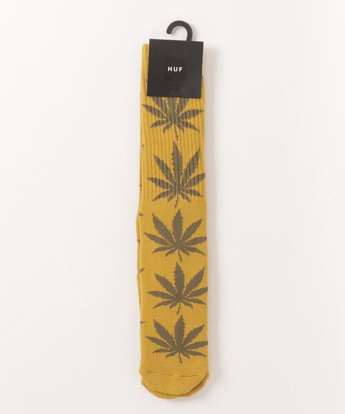 HUF（ハフ）の「【HUF】ハフ ESSENTIALS PLANTLIFE SOCK クルーソックス 靴下 SK00298 SK00739（ソックス/靴下・メンズ・ホワイト/ブラック/ライトブルー/オレンジ/パープル/ライトグリーン/ワインレッド/マスタード/ダークオリーブ/ベージュ/ネイビー/ダークパープル/イエロー系その他/ライトパープル・FREE）」の11枚目の写真