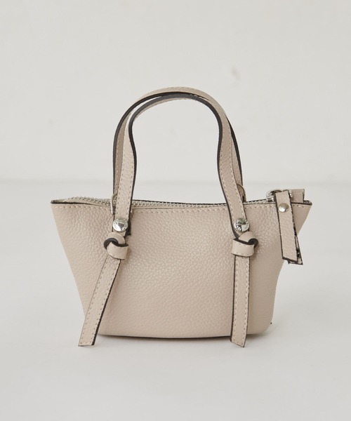 BEARDSLEY（ビアズリー）の「《GIANNI NATARO CAROL J》ミニショルダーバッグ（ショルダーバッグ・レディース・ベージュ/グリーン・FREE）」の10枚目の写真