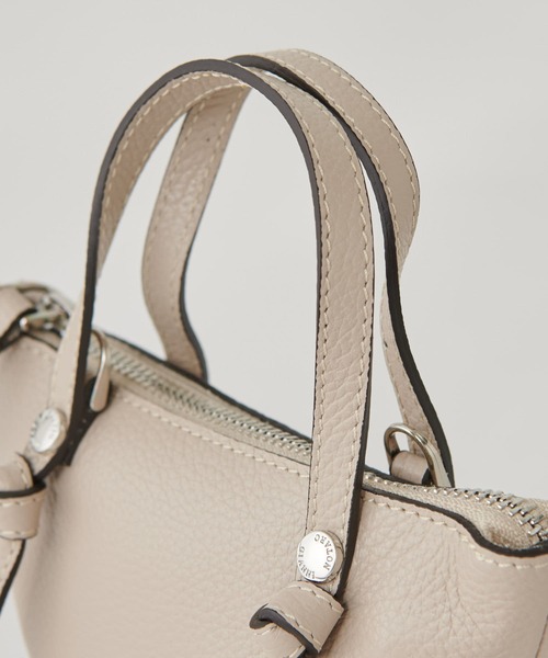 BEARDSLEY（ビアズリー）の「《GIANNI NATARO CAROL J》ミニショルダーバッグ（ショルダーバッグ・レディース・ベージュ/グリーン・FREE）」の16枚目の写真