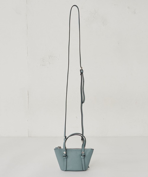 BEARDSLEY（ビアズリー）の「《GIANNI NATARO CAROL J》ミニショルダーバッグ（ショルダーバッグ・レディース・ベージュ/グリーン・FREE）」の9枚目の写真