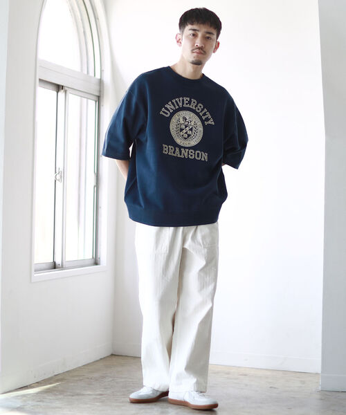 BEAMS（ビームス）の「BEAMS / ペイント ベイカー パンツ（その他パンツ・メンズ・ホワイト/グリーン系その他4・SMALL/MEDIUM/LARGE/X-LARGE）」の3枚目の写真