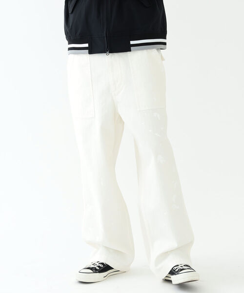 BEAMS（ビームス）の「BEAMS / ペイント ベイカー パンツ（その他パンツ・メンズ・ホワイト/グリーン系その他4・SMALL/MEDIUM/LARGE/X-LARGE）」の16枚目の写真