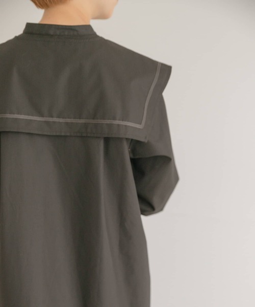 ITEMS URBANRESEARCH(アイテムズ アーバンリサーチ)の「セーラーカラーブラウス(シャツ/ブラウス・レディース・オフホワイト/ブラック・FREE)」の20枚目の写真