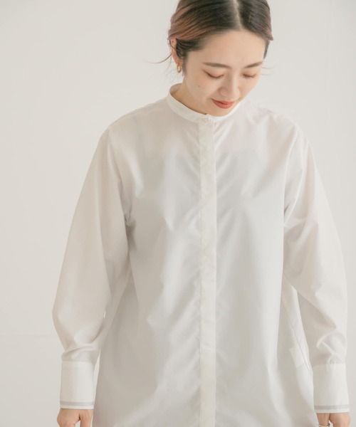 ITEMS URBANRESEARCH(アイテムズ アーバンリサーチ)の「セーラーカラーブラウス(シャツ/ブラウス・レディース・オフホワイト/ブラック・FREE)」の5枚目の写真