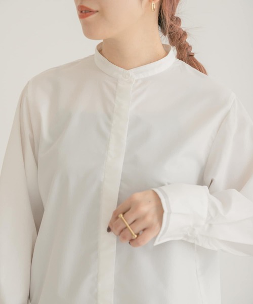 ITEMS URBANRESEARCH(アイテムズ アーバンリサーチ)の「セーラーカラーブラウス(シャツ/ブラウス・レディース・オフホワイト/ブラック・FREE)」の13枚目の写真